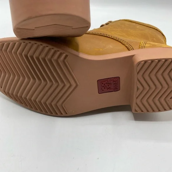 Kodiak Canada Leather Lace Up Waterproof Ankle Boots Thinsulate Camel 8 Women - Picture 4 of 8